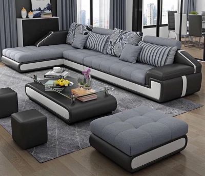 Sofa Vải Giả Da Nhập Khẩu HG -V05