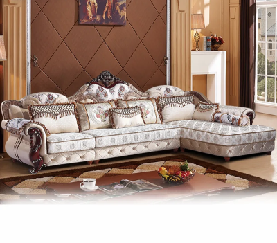 Sofa Vải Nỉ Tân Cổ Điển Nhập Khẩu HG -D11